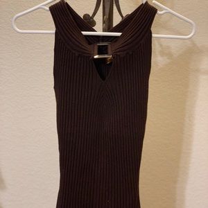 Belldini brown sleeveless top